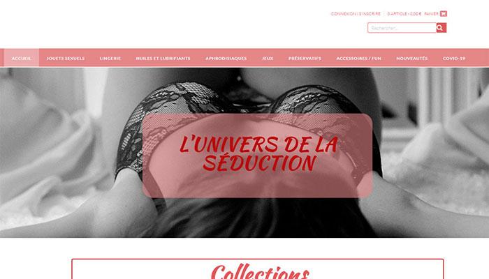 Création site e-commerce sexshop