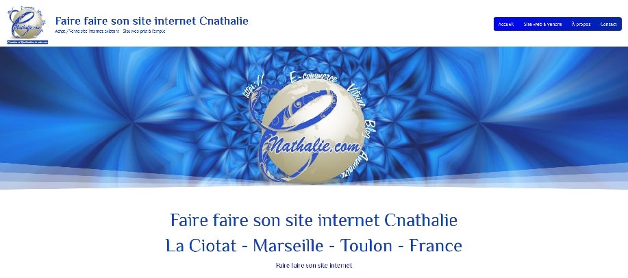 Création site internet vitrine, site prêt à l’emploi - Cnathalie webmaster
