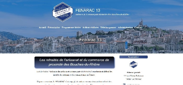 Création site associatif pour les Bouches-du-Rhône