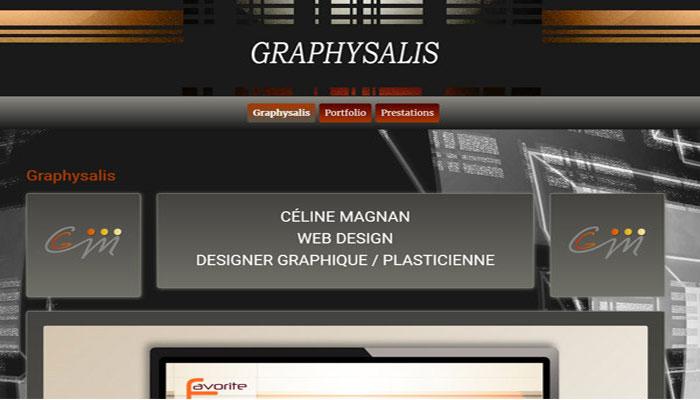Réalisation site internet web designer/plasticienne - Cnathalie webmaster