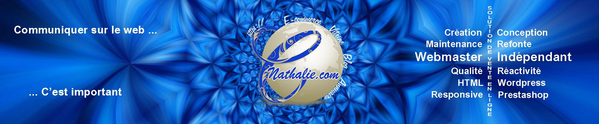 Création site internet professionnel Cnathalie Webmaster Antibes
