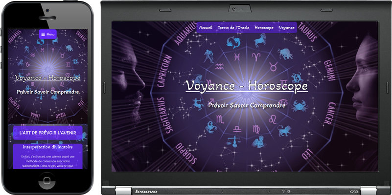 Vente Site Web De Voyance En Ligne Prêt À L’emploi - Voyance - Horoscope Cnathalie Webmaster Antibes