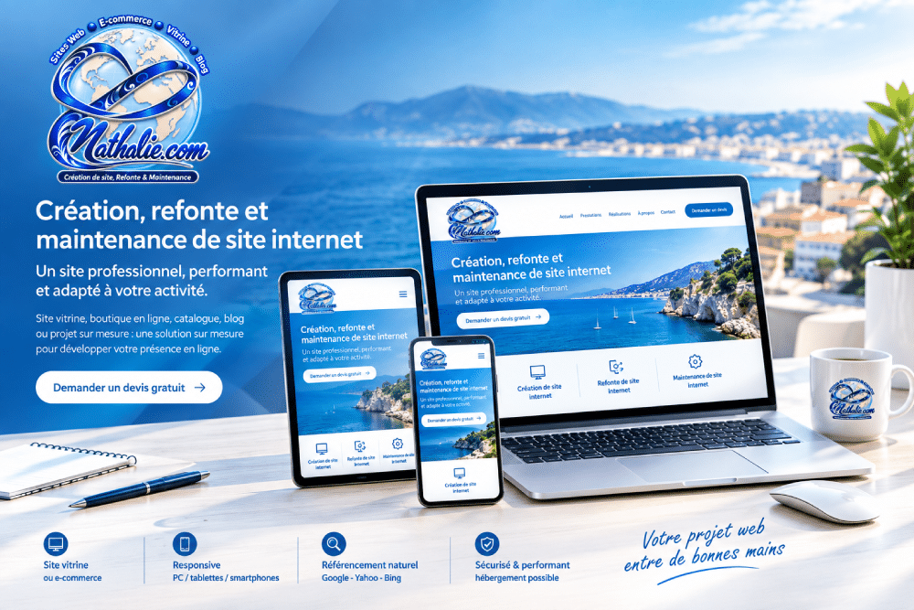 Création, refonte et maintenance de site internet