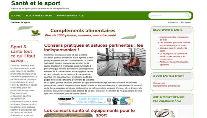 Blog Internet Sport & Santé